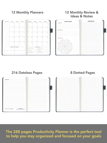 Personalized A5 Kit Step by Step Undated Productivity Planner